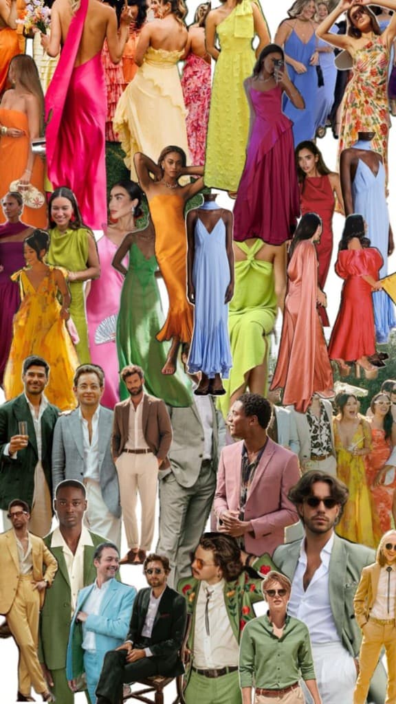 The full mix outfit inspiration collage